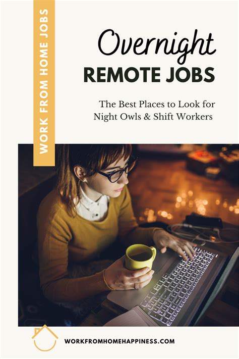 Remote jobs overnight - Remote work only. Hey there! If you're looking for evening remote gigs, you might want to check out some freelance platforms. They often have part-time opportunities that could work well with your schedule. I remember when I was on the hunt for a remote gig, Flex Jobs site was a lifesaver!